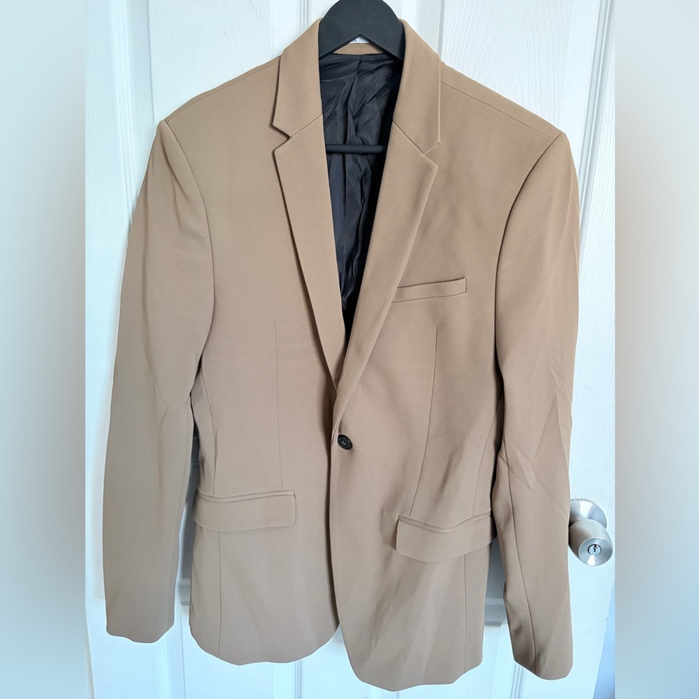Zara Men's Beige Blazer 38